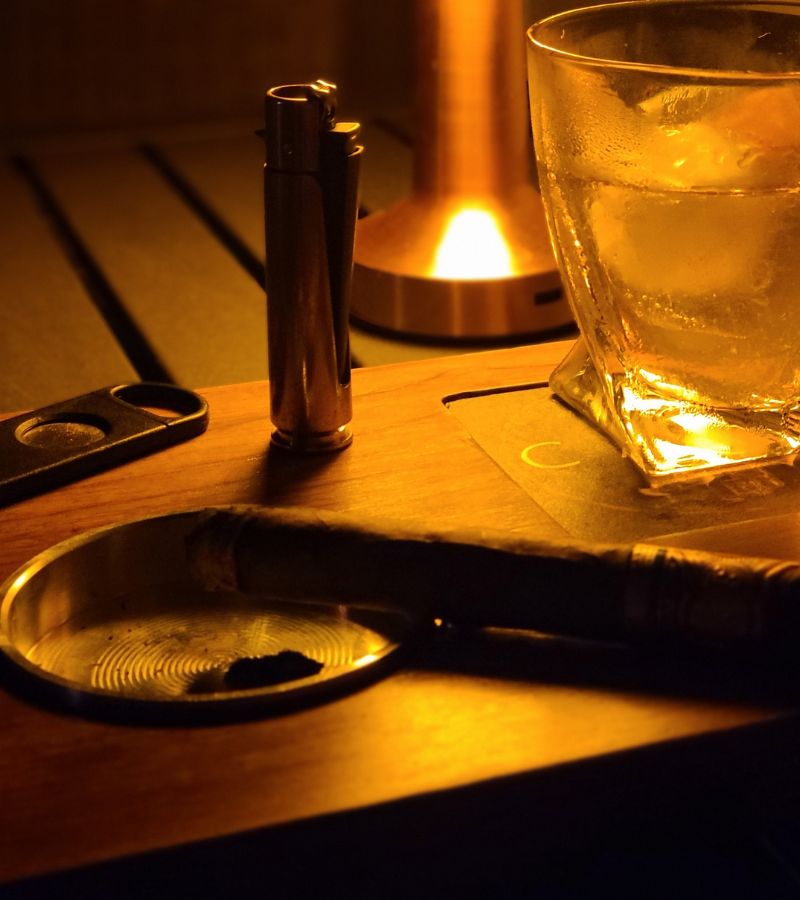 Cigar & Whisky Lounge at Cava Bar & Restaurant